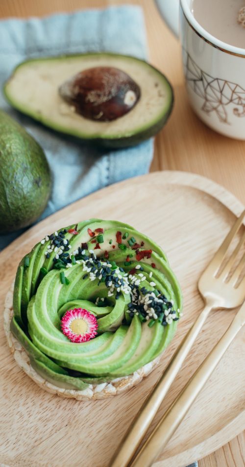 vegan-avokado jídlo